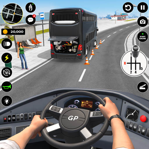 Bus Simulator : 3D Bus Games screenshot 1