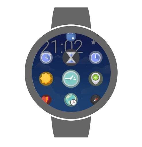 Bubble Launcher For Wear OS (Android Wear) screenshot 2