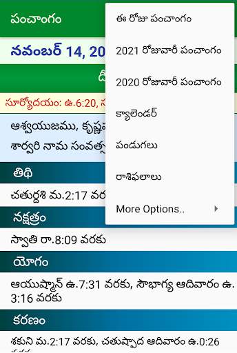 Telugu Calendar 2021 3 تصوير الشاشة