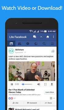 Lite for Facebook - Fast & Secure screenshot 6