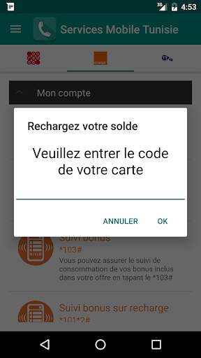 Services Mobile Tunisie screenshot 5