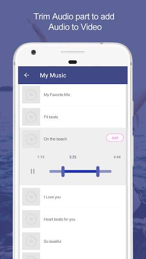 Add Audio to Video & Trim screenshot 4