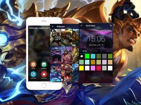 Mobile ML Legends Lockscreen screenshot 1