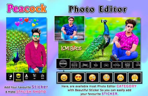 Peacock Photo Editor screenshot 3