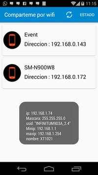 Compárteme por wifi screenshot 2