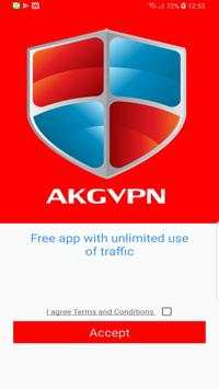 AKGVPN - Free speed vpn screenshot 1