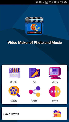 Video maker - Video editor photos and music screenshot 1