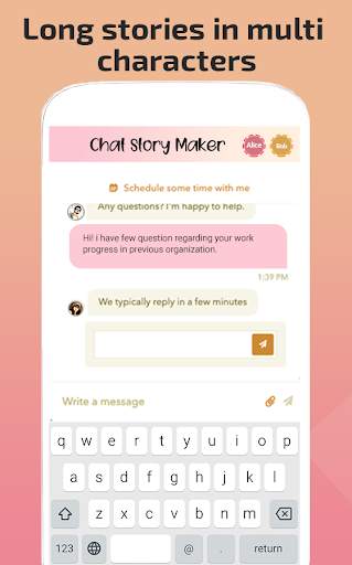 Chat & Texting Stories Creator – Video Maker screenshot 1