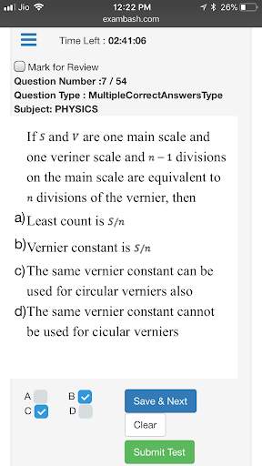ExamBash for IIT JEE and NEET screenshot 5