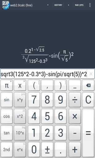 web2.0calc (free) screenshot 5