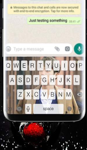 Keyboard BTS Jin Theme screenshot 2