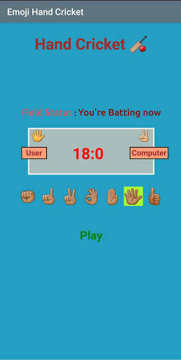 Emoji Hand Cricket screenshot 4
