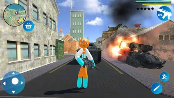 Captain Hero Stickman Vegas Crime screenshot 3