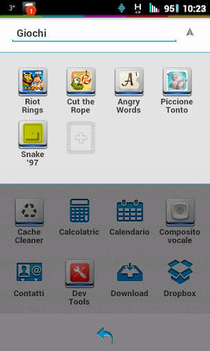 Go Launcher Theme HoloLight screenshot 3