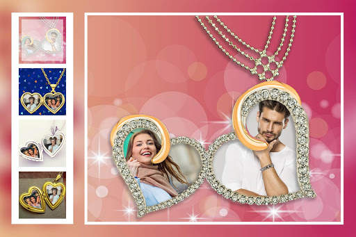 Heart Shape Locket Photo Editor Dual 2 تصوير الشاشة