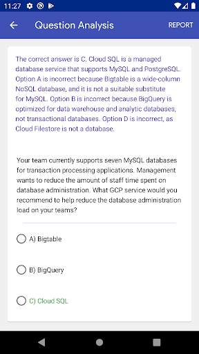 Test prep. for Google Professional Cloud Architect screenshot 6