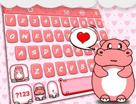 Emoji Keyboard - Cute Hippo Theme screenshot 5
