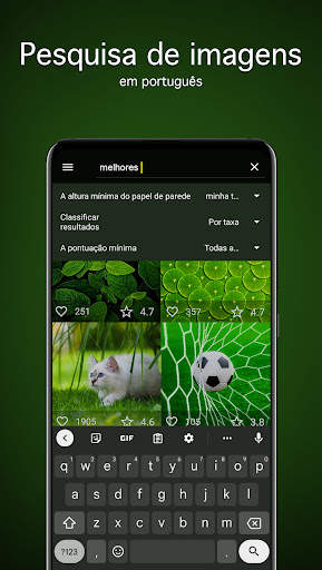 Papéis de parede verdes 4K screenshot 3