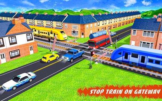 Euro Railroad Crossing: Railway Train Passing 3D screenshot 4