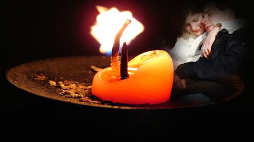 candle flame light photo frame costume editor screenshot 5