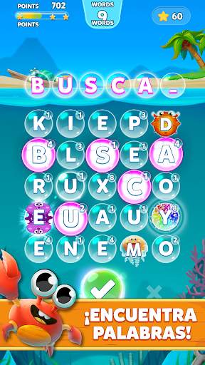 Bubble Words - Juego de conectar letras screenshot 4