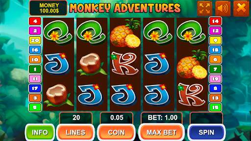 Monkey Adventures Slot screenshot 1