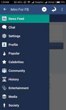 Mini Facebook screenshot 2