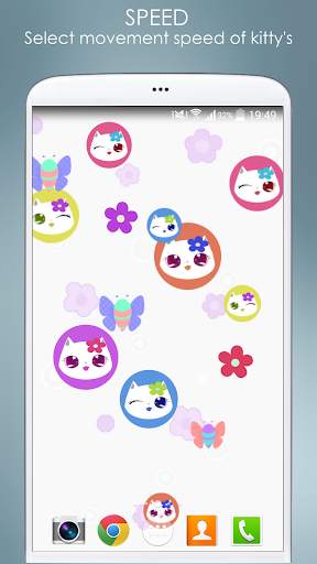 Lily Kitty Fun Live Wallpaper 3 تصوير الشاشة