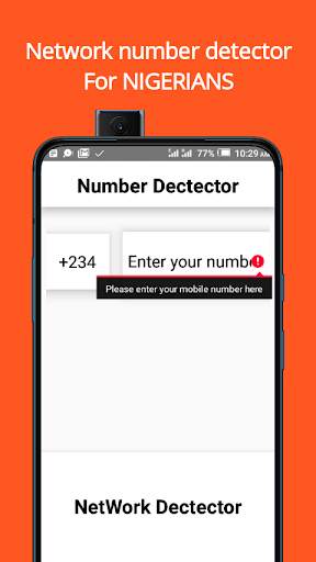 Phone number app: for Nigeria Network detecting screenshot 1