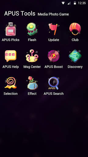 Purple kawaii Love—APUS launcher free theme screenshot 3