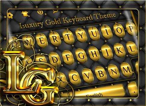 Luxury Gold Keyboard screenshot 4