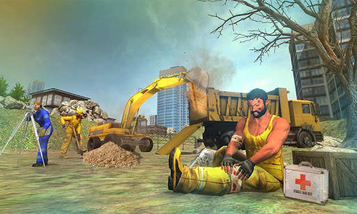 Real City Road River Bridge Construction Game screenshot 3