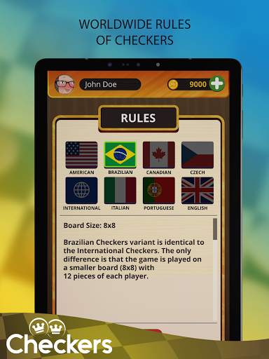 Checkers 3D Game - Checkers online screenshot 7