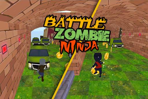 3D Zombie VS Ninja Sufers Run screenshot 2