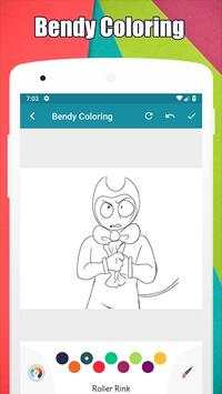 Bendy coloring pages screenshot 6
