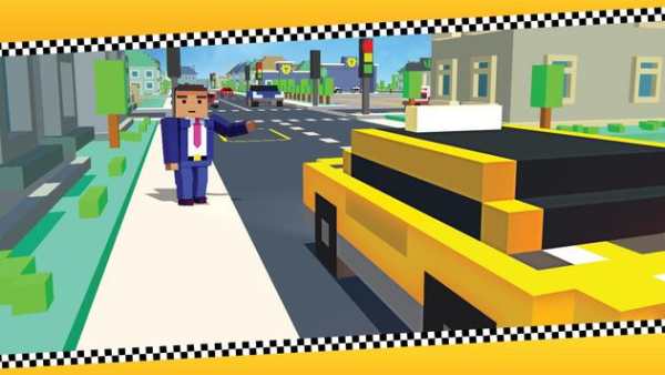 Blocky Traffic Racing screenshot 5