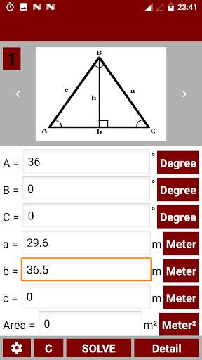 Trigonometry Calculator ( Triangle ) screenshot 3