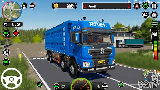 Real Cargo Truck Games 2023 screenshot 4