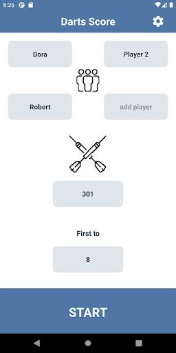 Darts Score Easy scoreboard screenshot 2