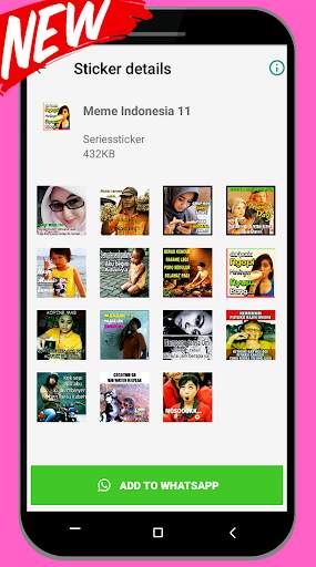 Perang Gambar Meme Indonesia For WAStickerApps screenshot 2