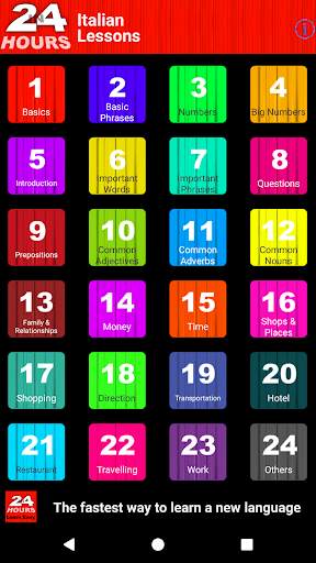 In 24 Hours Learn Italian screenshot 1