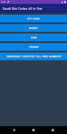 Saudi Arabia Sim Codes (All In One) screenshot 2