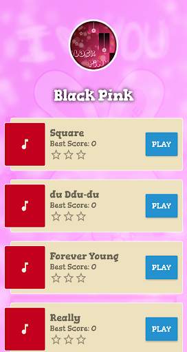 Black Pink Piano Game screenshot 1
