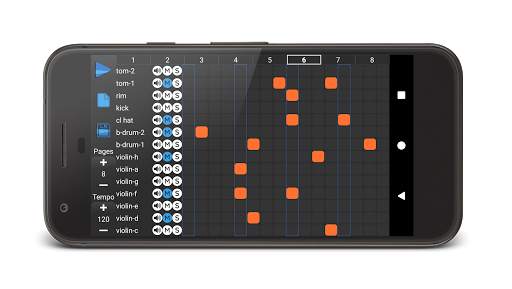 Violin and Drums: beat maker. Music maker screenshot 2