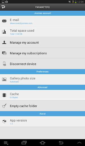 Joomeo - photos sharing screenshot 14