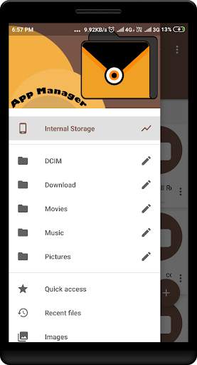 File Manage KVB - file explorer and App Manager screenshot 1