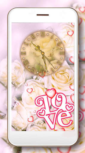 Love Roses Clock screenshot 4
