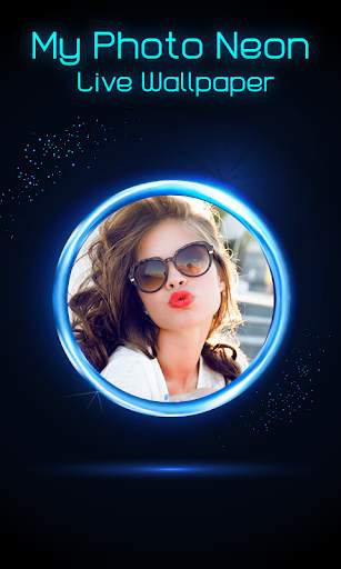 My Photo Neon Live Wallpaper 3 تصوير الشاشة