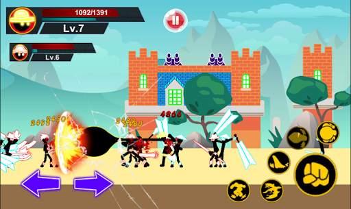 Stickman Hero - Pirate Fight screenshot 8