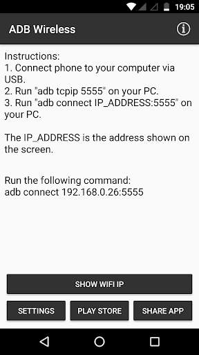 ADB Wifi Open Source: Debug Wirelessly (No root) screenshot 1